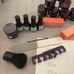 Nailboo Lot of 9 powders, accessories — used twice