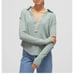 Free People Anakin Thermal Long Sleeve Top Size XS in Blue