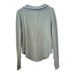 Free People Anakin Thermal Long Sleeve Top Size XS in Blue