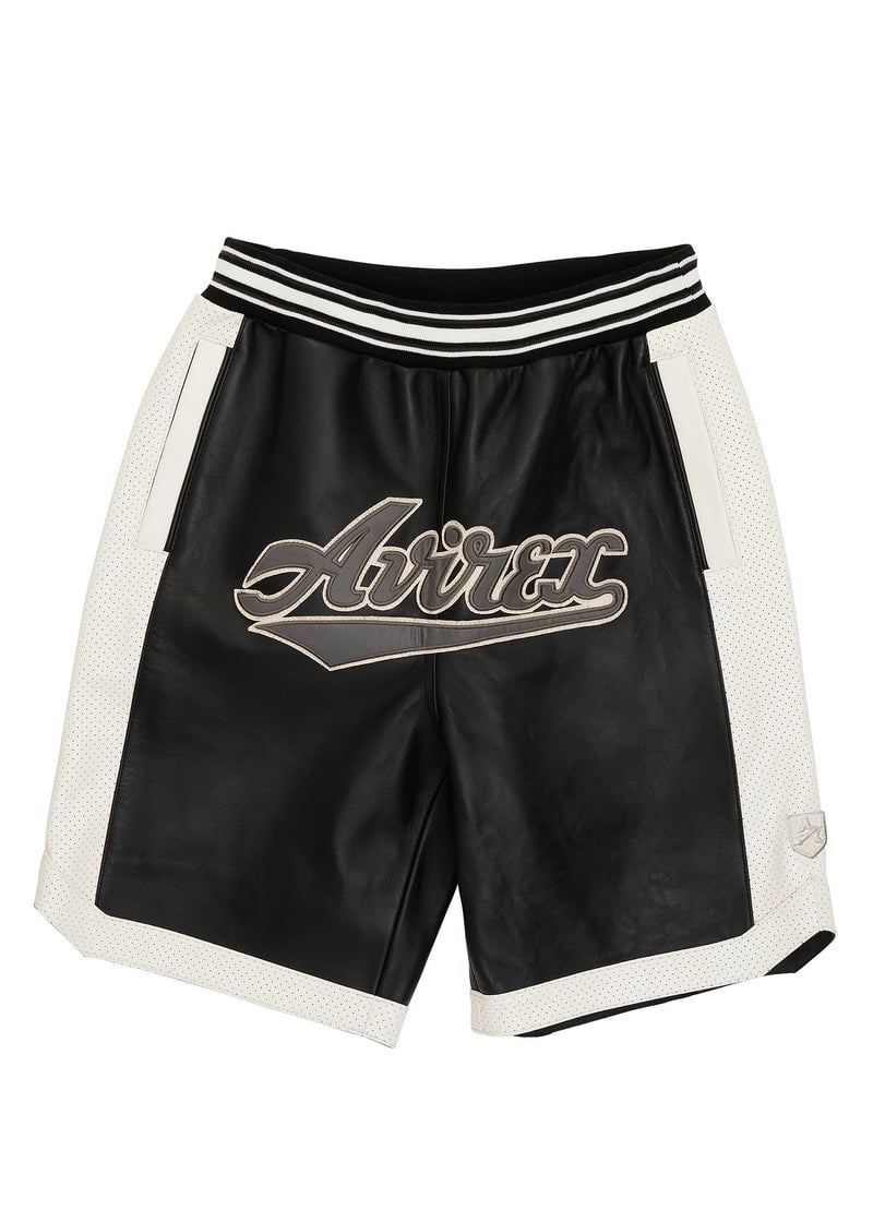 Averix SCRIPT USA VARSITY SHORT - BLACK