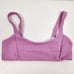 L*Space Jess Bikini Top in Rosebud Pink Ribbed Size DD NWT