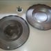 Two hubcaps Pontiac Star Chief 1955