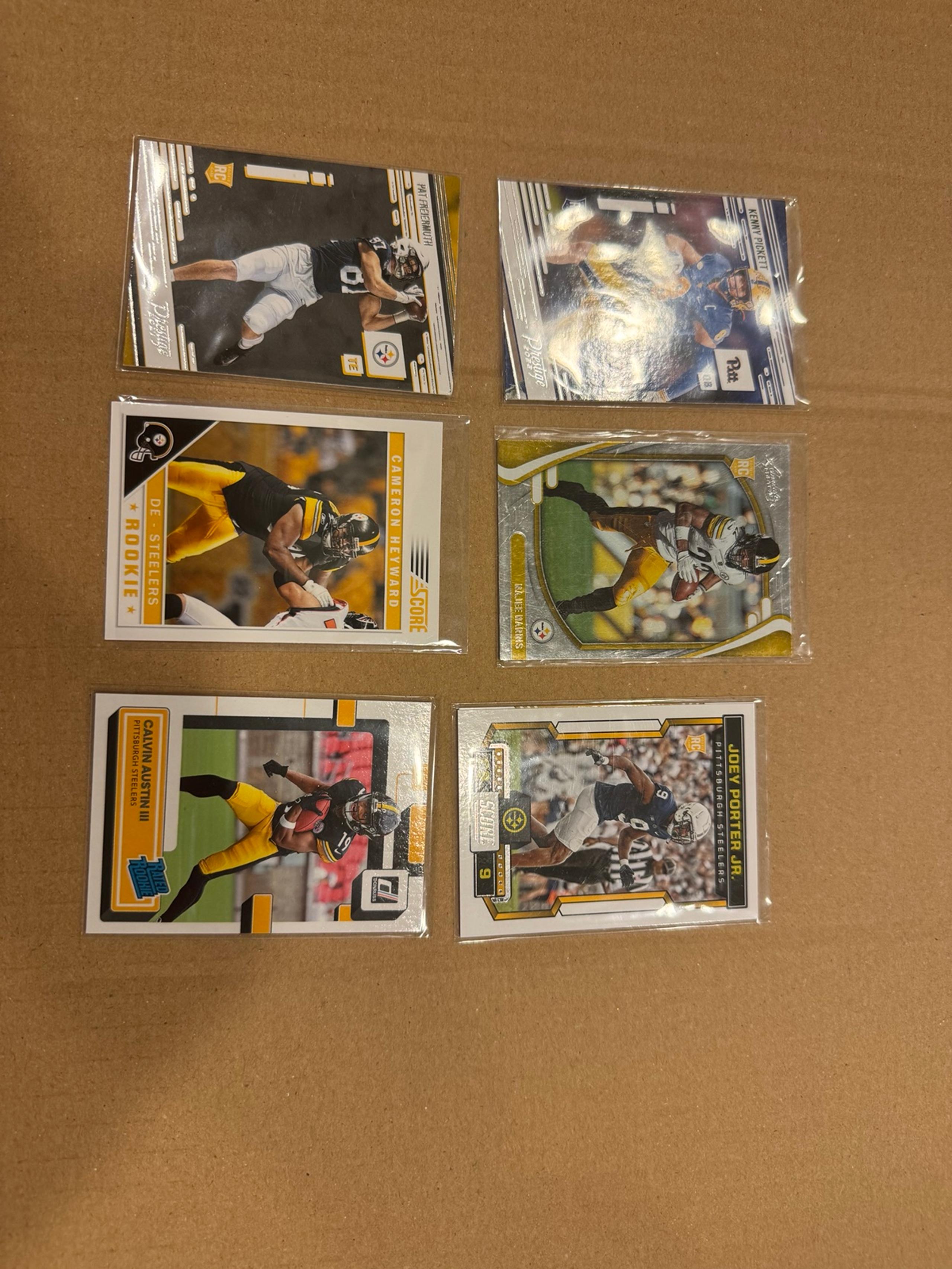6 - Steelers RC  Heyward, Freiermuth, Austin, Harris, Porter