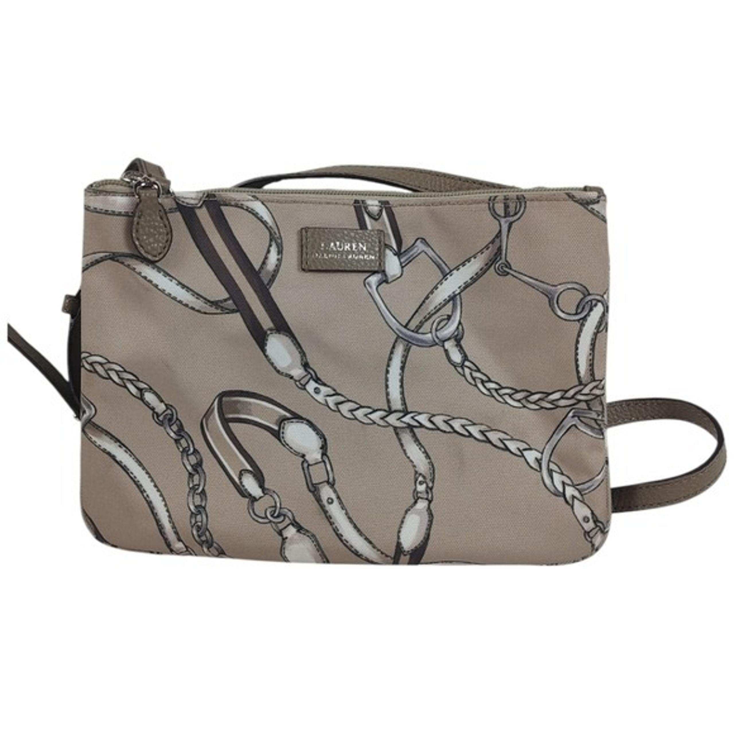 Lauren Ralph Lauren Equestrian Nylon Crossbody Bag