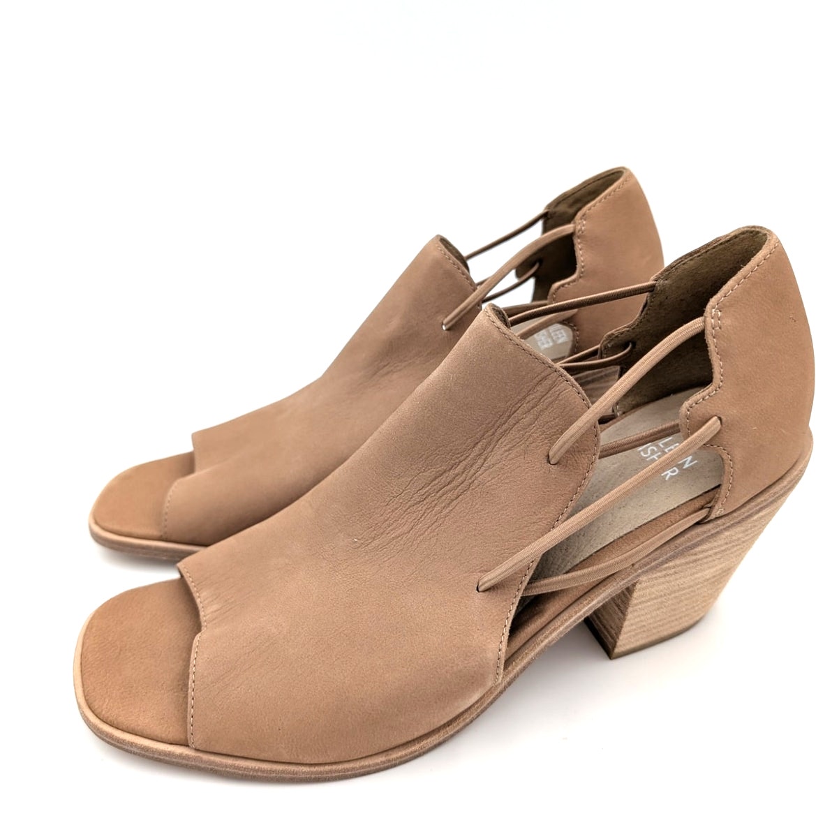 Eileen Fisher Alfie Cutout Sandal Women's Honey Open Toe Size US10 EU41