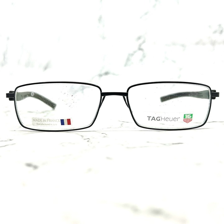 TAG Heuer eyeglasses TH8005 001 Matte Black Frames 57-17-140