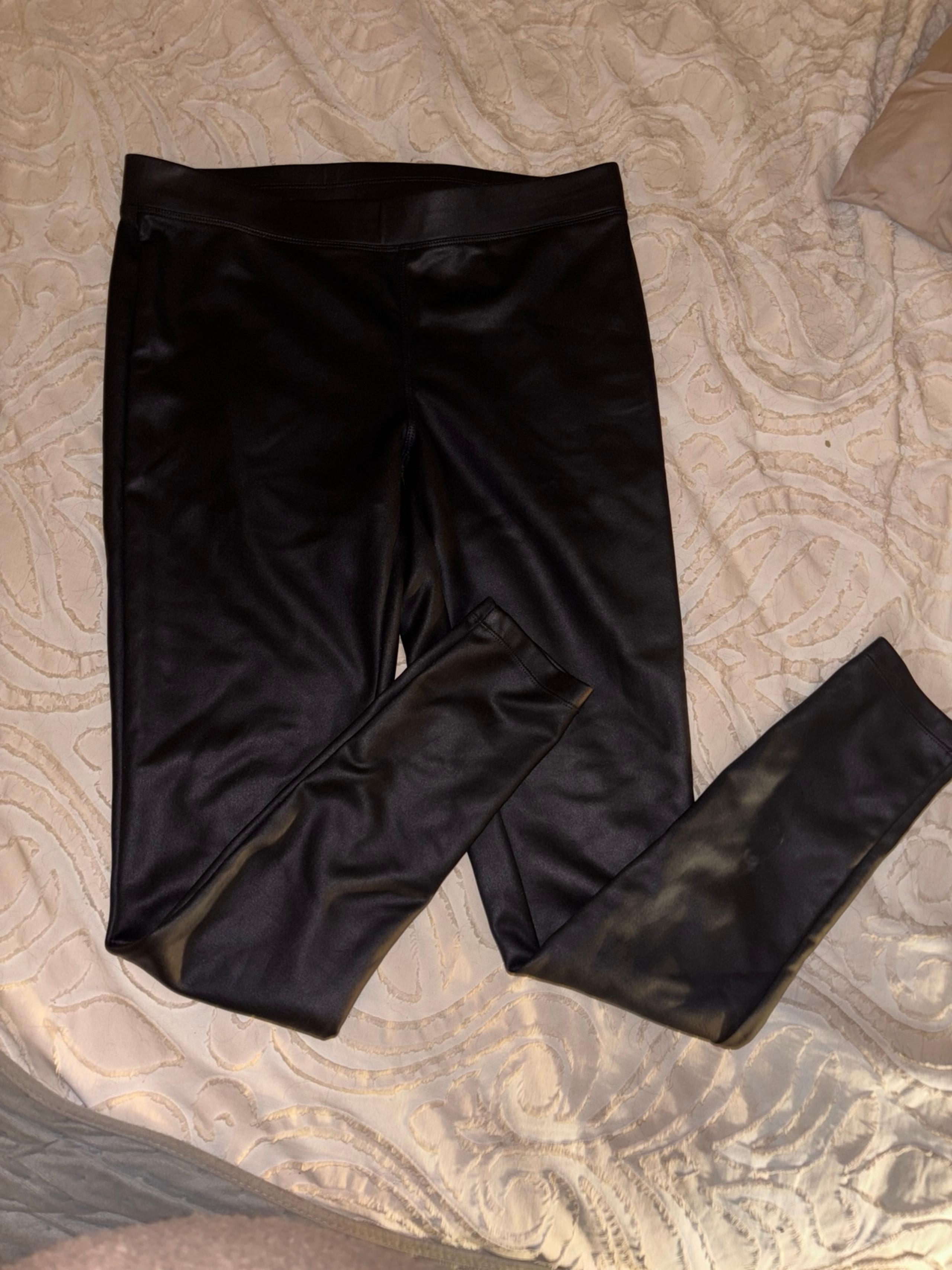 Express faux leather leggings