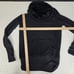 Lululemon Pullover Sweatshirt Womens 6 Don't Hurry Be Happy Black Funnel Neck