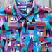 Vintage Wrangler USA Brushpopper Cowboy Western Navajo Shirt Button Men's X-Long