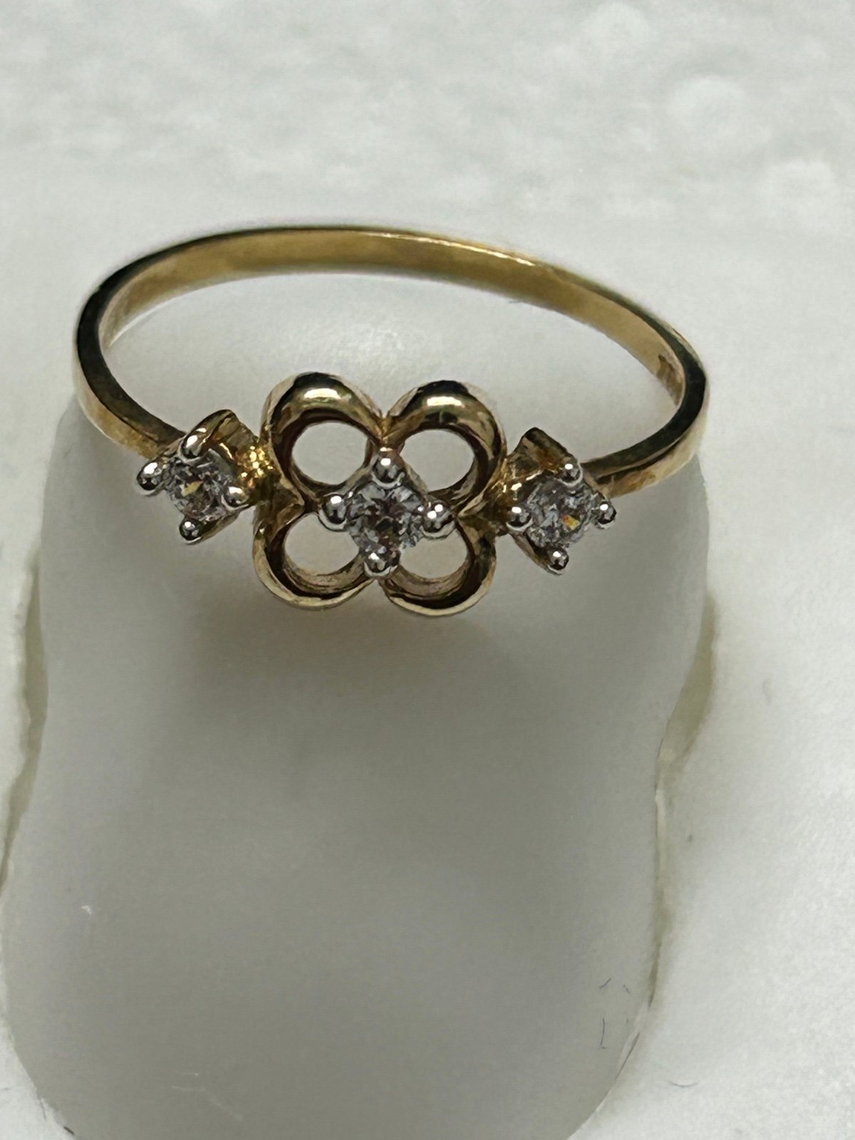 10k solid yellow Gold rings for girls and kids