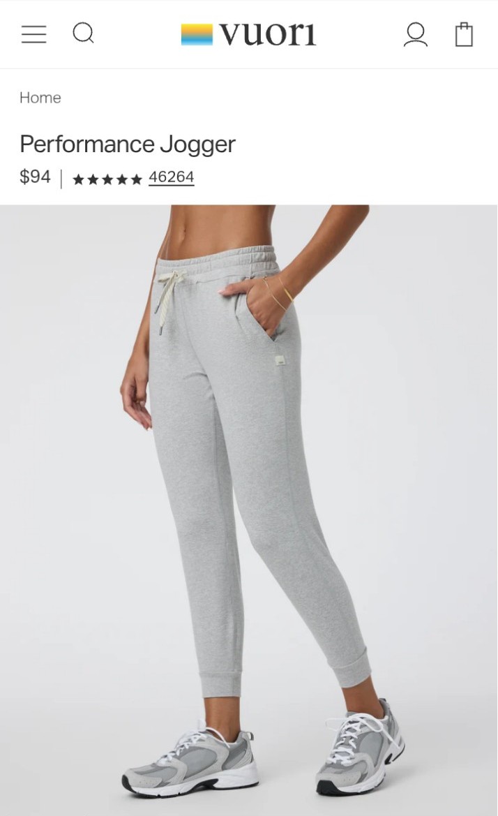 Vuori Performance Jogger Small