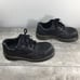 Vtg Dr. Doc Martens 0071 Gaucho England Black Leather Womens Steel Toe Shoes 7
