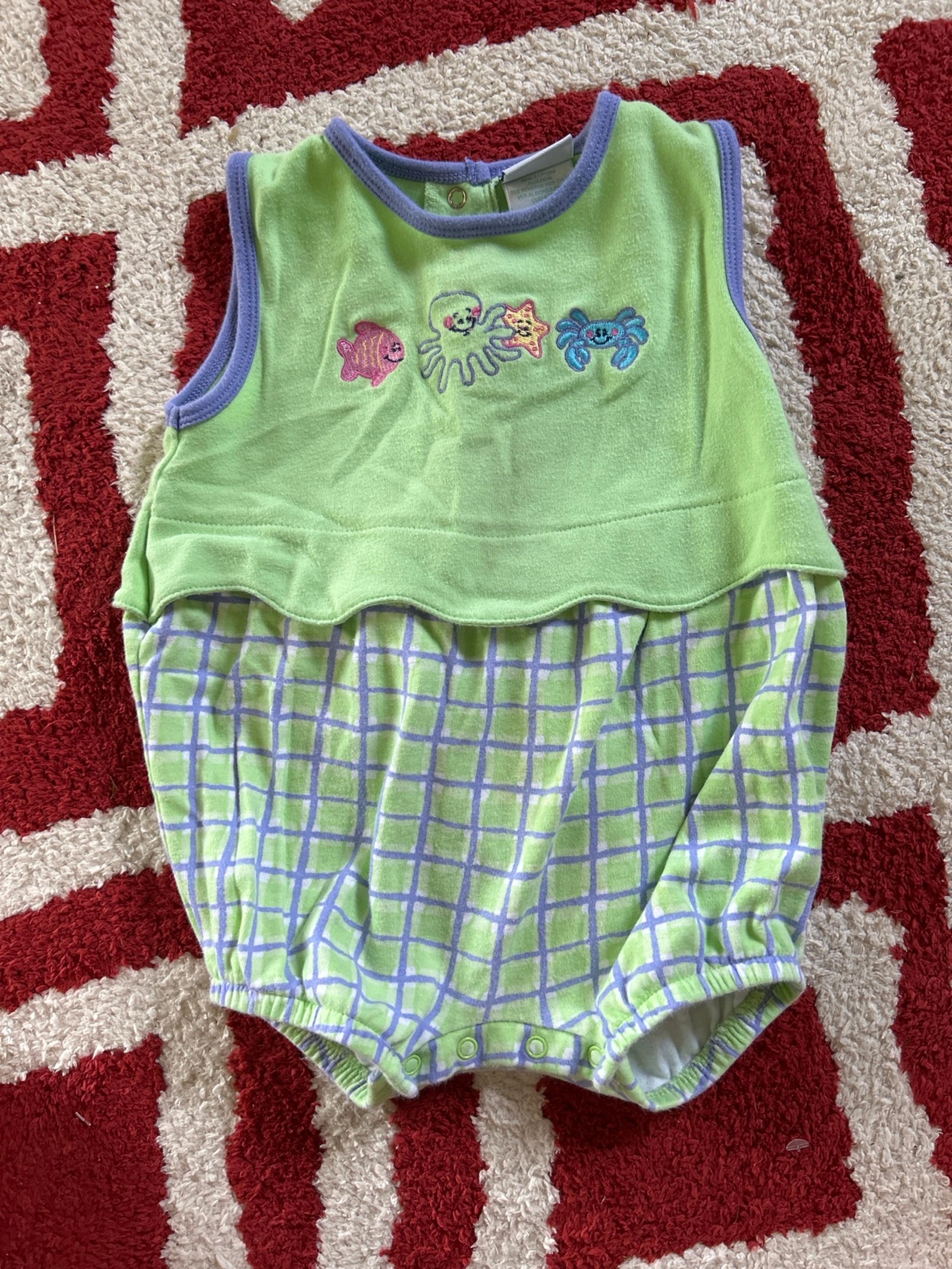 Vintage Okie Dokie Sea Critter Romper