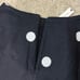 Aston Studio Trixie Linen Skirt in Nero/milk dot polka dot size 6 NEW