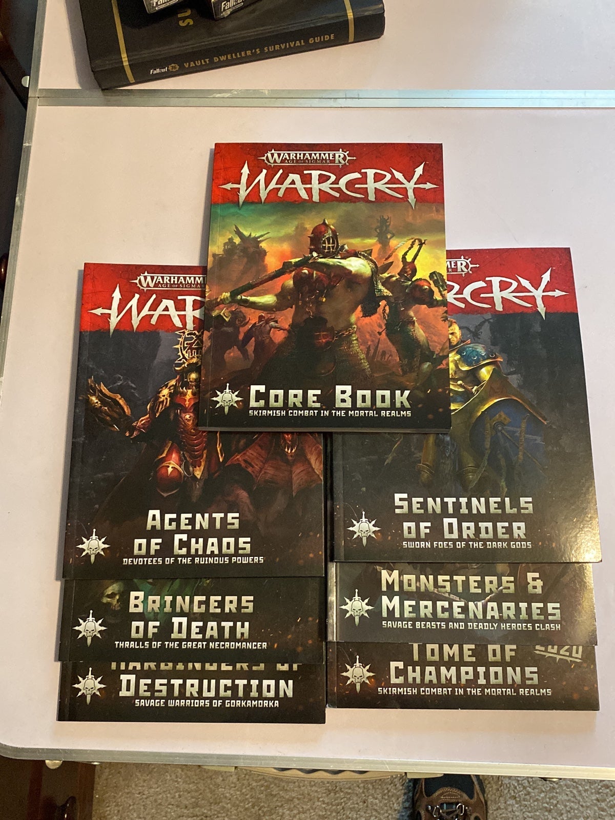 Warhammer war cry, age of Sigmar book set