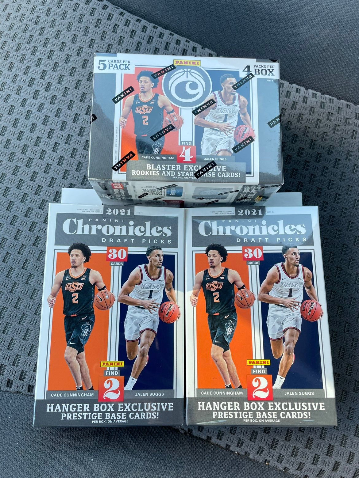2021 Draft pick Chronicles Blaster Box and (2) Hanger Boxes sealed new