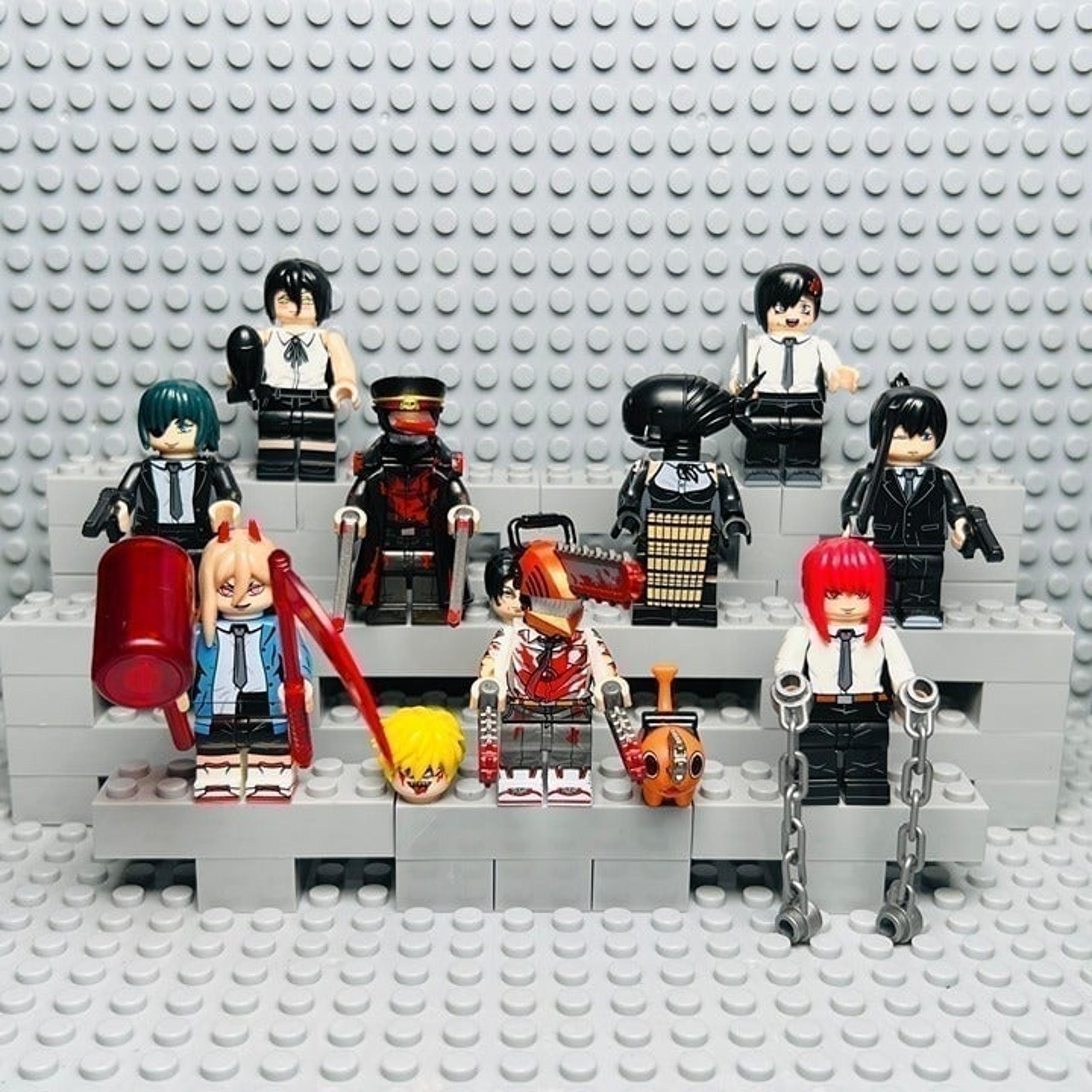 Chainsaw Man Custom Minifigures Lot of 9