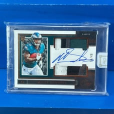 MILES SANDERS 2019 Panini ONE Football RPA Rookie Patch Autograph RC AUTO Eagles