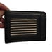 Kate Spade Black Leather Wallet w/bow, snap closure and ID window on back