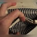 Kate Spade Black Leather Wallet w/bow, snap closure and ID window on back