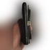 Kate Spade Black Leather Wallet w/bow, snap closure and ID window on back