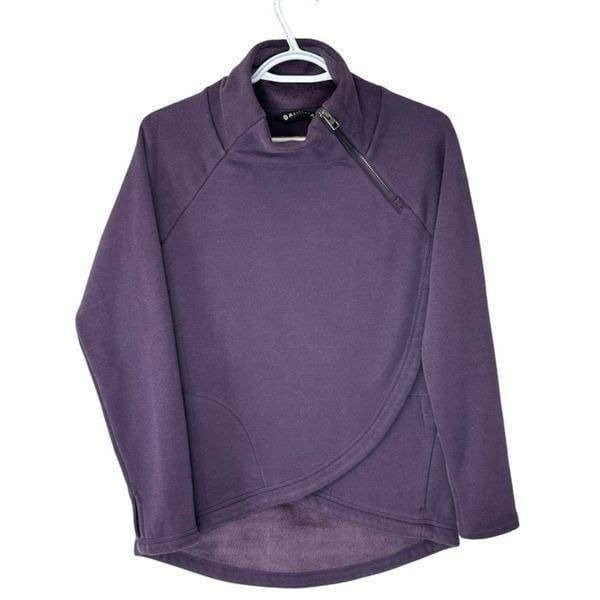 Athleta Cozy Oversized Karma Asym Regal Plum Size XXS