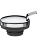 Alfi Pallas 1.0 L Glass Vacuum Chrome Plated Brass Thermal Dispenser Carafe, Met