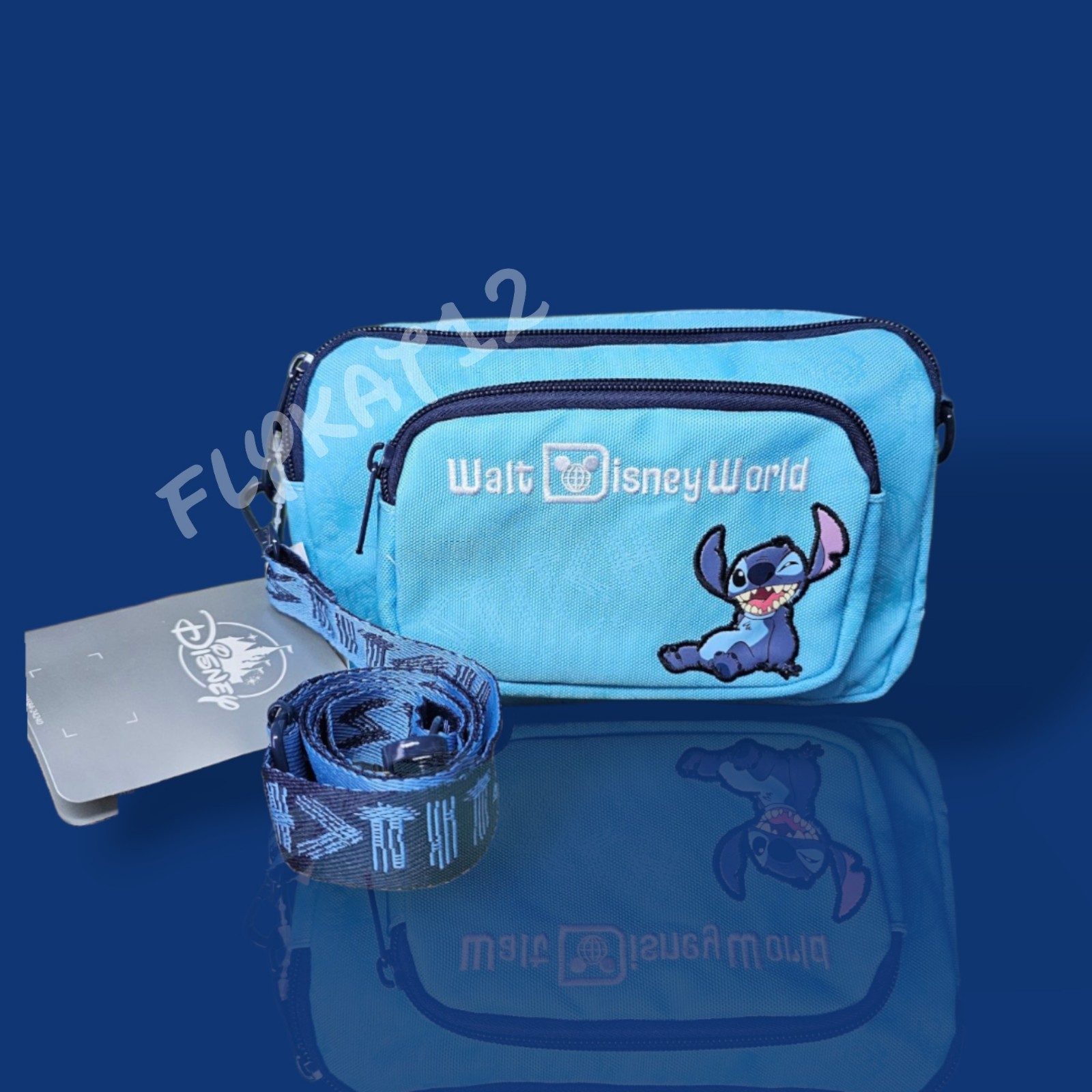 Walt Disney Parks Stitch Convertible Carryall Crossbody/Belt Bag/ Fanny Pack