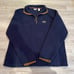 LL Bean Katahdin Sherpa Fleece Quarter Zip Jacket Blue Mens Size XL Tall