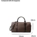 Men's Travel Duffel Bag Large Capacity Weekend Luggage Tote Bag
