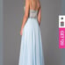 Prom girl Embellished Blue Prom Dress