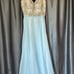 Prom girl Embellished Blue Prom Dress