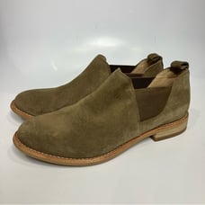 Clarks suede shooties tan size 9.5
