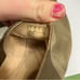 Clarks suede shooties tan size 9.5