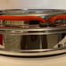 American Flyer trains shield logo neon wall clock