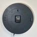 American Flyer trains shield logo neon wall clock