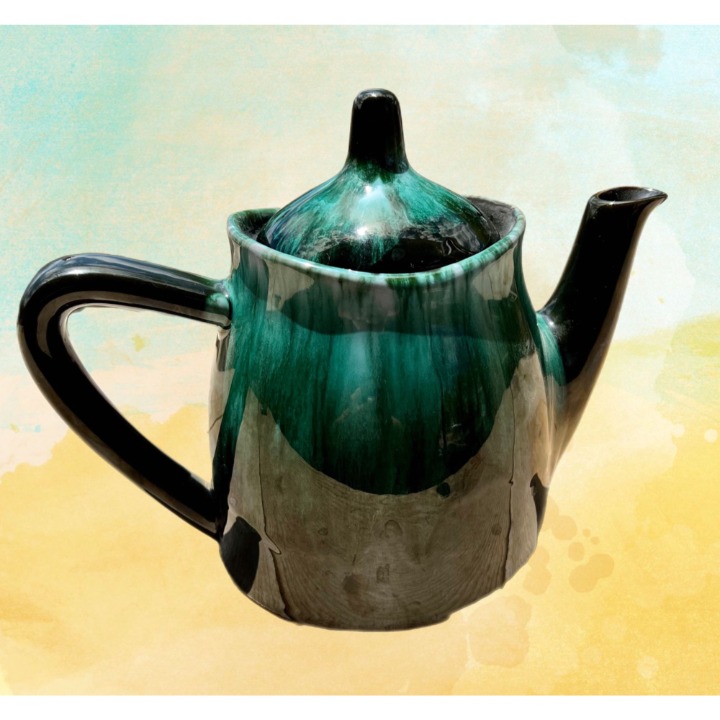 Blue Mountain Pottery Drip Glazed Tea Pot from Canada