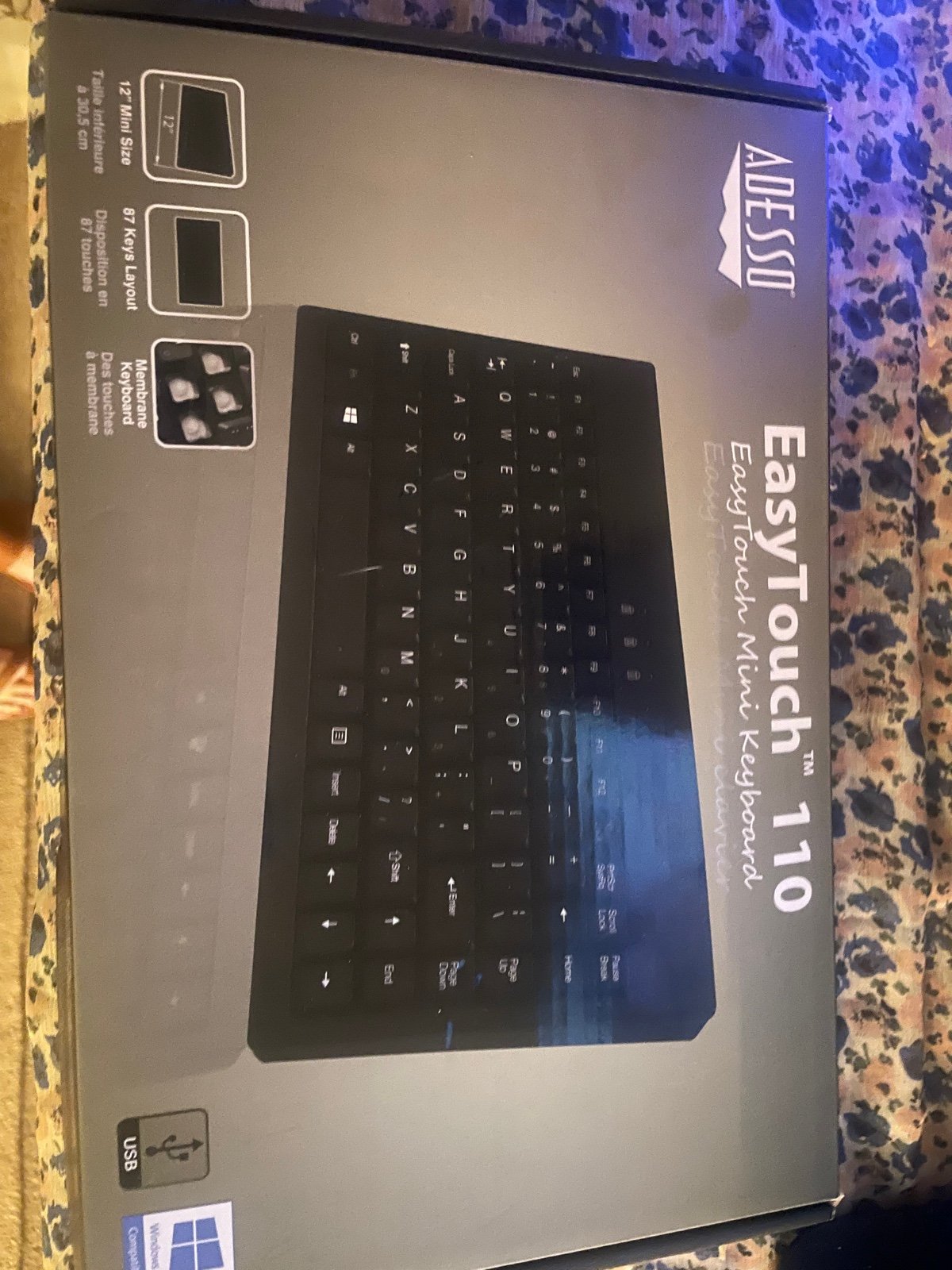 ADESSO easy touch110 mini keyboard