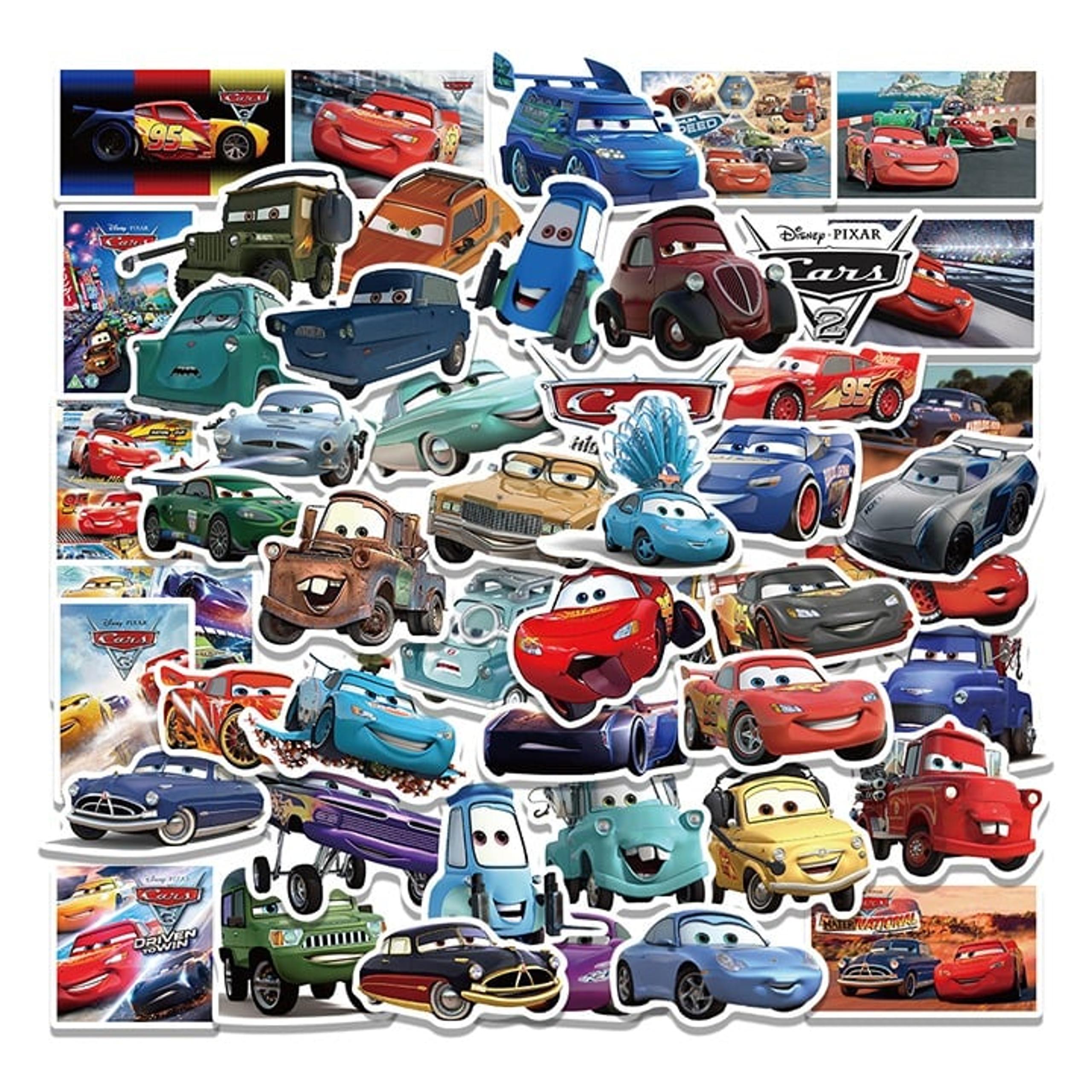 50 Pcs Cars Stickers