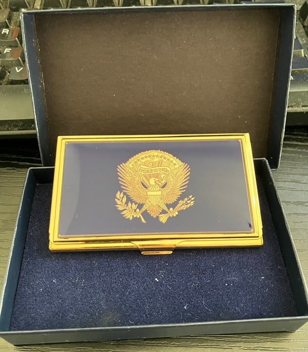 President Donald Trump Card Case NEW