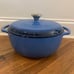 Lodge 6 Quart Enameled Cast Iron Dutch Oven Blue