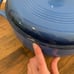 Lodge 6 Quart Enameled Cast Iron Dutch Oven Blue