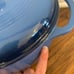 Lodge 6 Quart Enameled Cast Iron Dutch Oven Blue