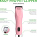 Wahl Pro Animal KM2+ Corded Clipper - Pet Clippers for Cats, Dogs & Horses