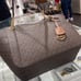 Michael Kors Jet Set Travel Large Chained Tote Shoulder Bag MK Brown NWT