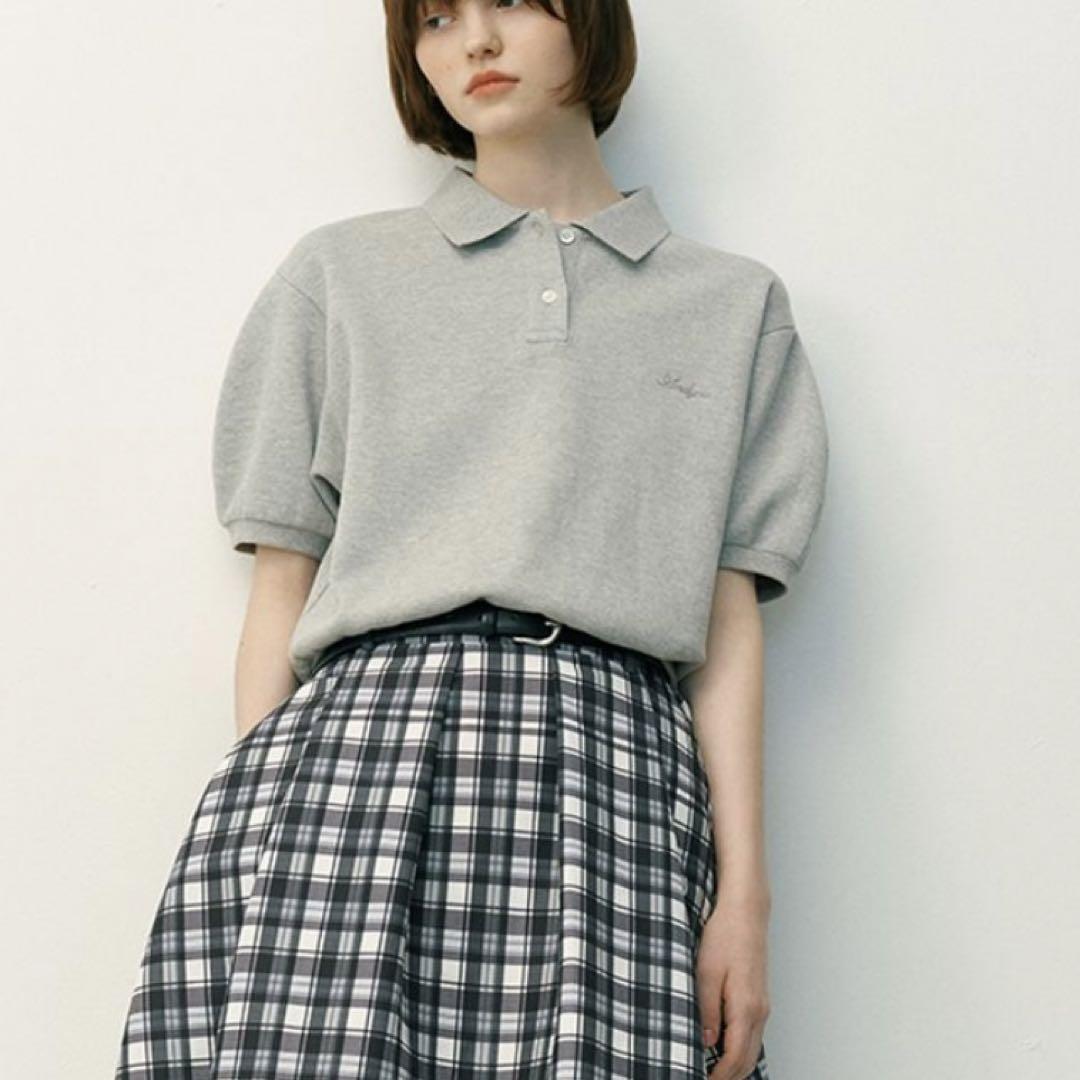熱販売 Volume Hobart you, And Sleeve shirt Polo Shirt Pique トップス