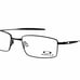 New Oakley OX3136 0253 Polished Black Top Spinner 4B Eyeglasses 53/19/140