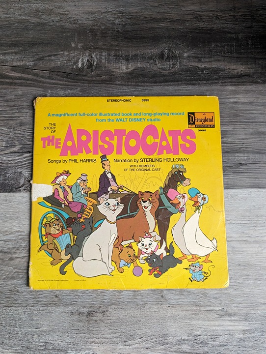 The Story of the Aristocats - Vintage Vinyl SO FUN
