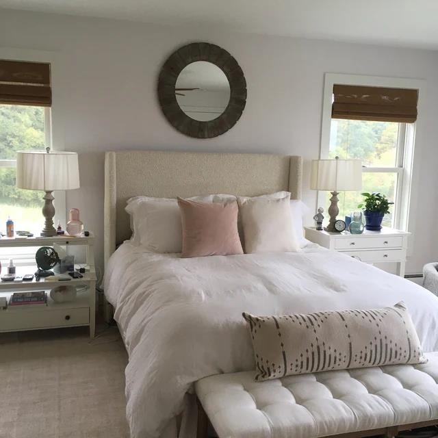 Wood Round Decorative Wall Mounted Mirror