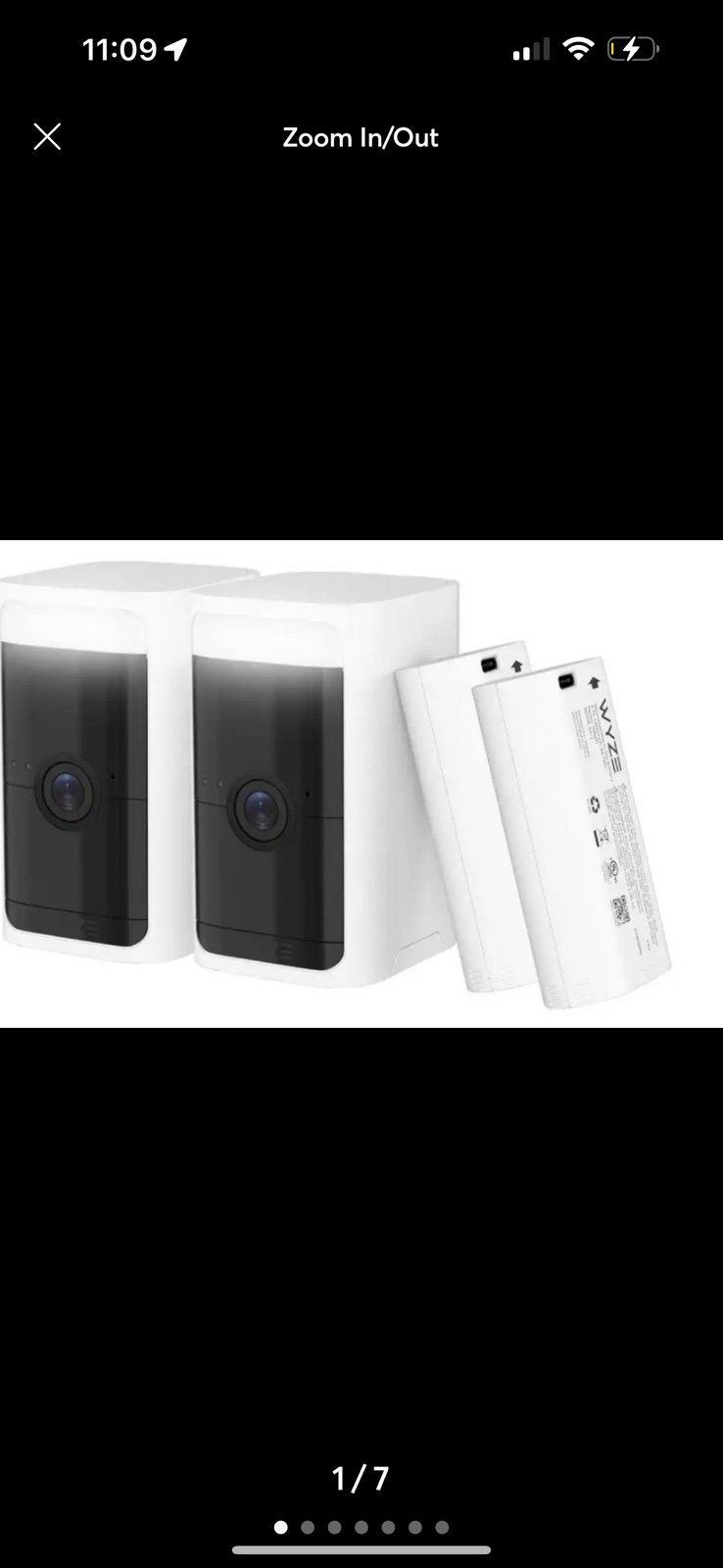 Wyze Battery Cam Pro Wireless Indoor/Outdoor Home Security